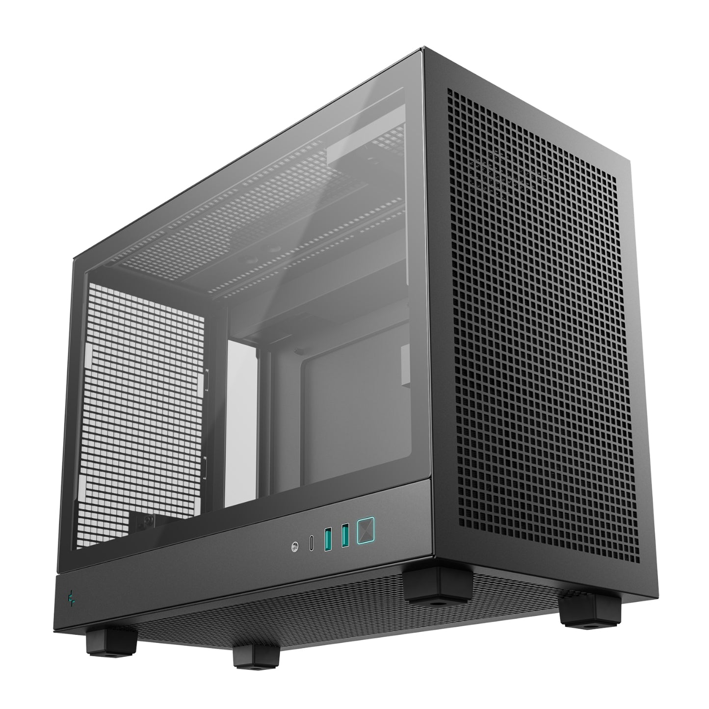 DeepCool CH160 PLUS Micro-ATX Chassis – Black