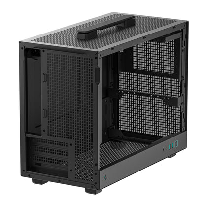 DeepCool CH160 PLUS Micro-ATX Chassis – Black