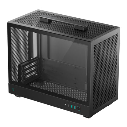 DeepCool CH160 PLUS Micro-ATX Chassis – Black