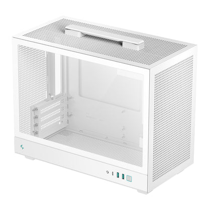 DeepCool CH160 PLUS Micro-ATX Chassis – White