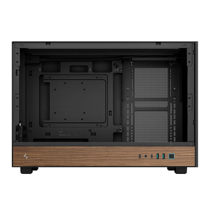 DeepCool CH260 Wood mATX Gaming Chassis – Black
