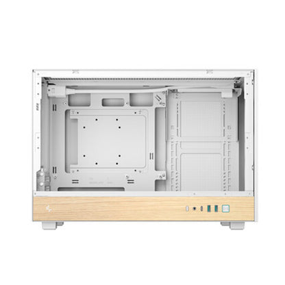 DeepCool CH260 Wood mATX Gaming Chassis White