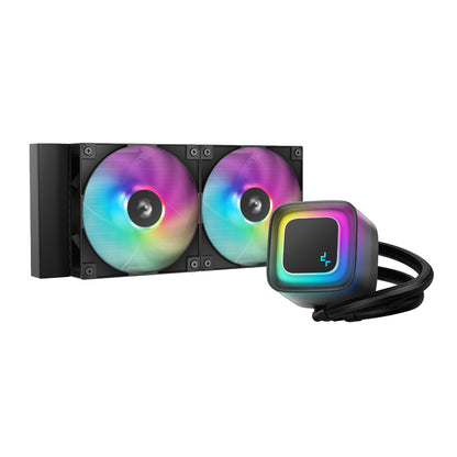 DeepCool LE240 V2 240mm ARGB AIO CPU Liquid Cooler – Black