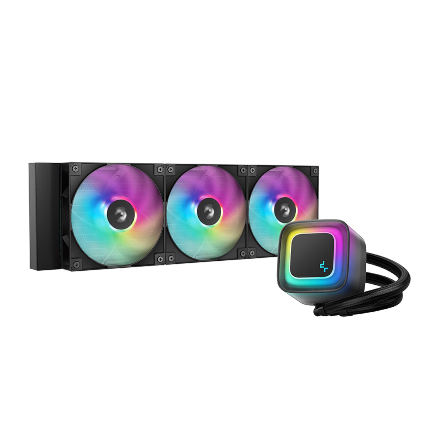 DeepCool LE360 V2 ARGB 360mm AIO Liquid Cooler – Black