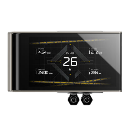 DeepCool LT360 VISION ARGB 4.5″ LCD All-in-one CPU Liquid Cooler – Black