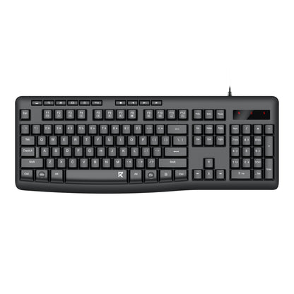 Redragon BK-7366 Full-size Ergonomic Wired Membrane Office Keyboard – Black