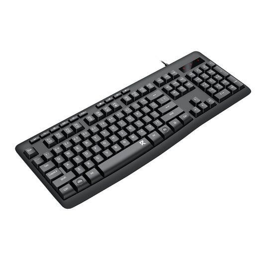 Redragon BK-7366 Full-size Ergonomic Wired Membrane Office Keyboard – Black