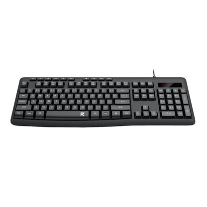 Redragon BK-7366 Full-size Ergonomic Wired Membrane Office Keyboard – Black