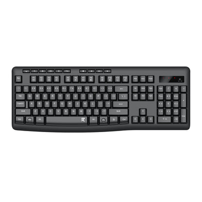 Redragon BK-7367 Full-size Ergonomic Wireless Membrane Office Keyboard – Black