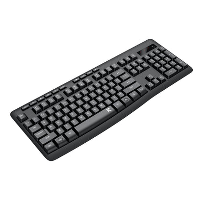 Redragon BK-7367 Full-size Ergonomic Wireless Membrane Office Keyboard – Black
