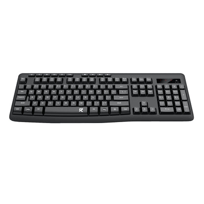 Redragon BK-7367 Full-size Ergonomic Wireless Membrane Office Keyboard – Black