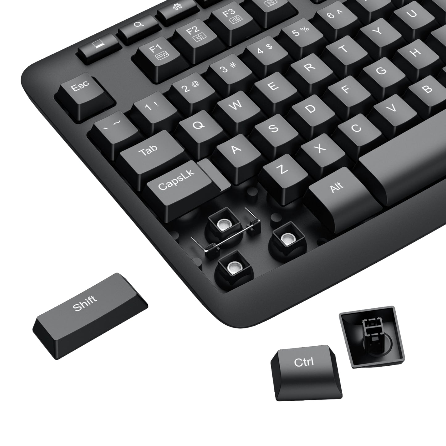 Redragon BS-7367-B Wireless Office Keyboard and Mouse Combo – Black