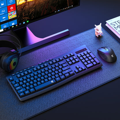 Redragon BS-7367-B Wireless Office Keyboard and Mouse Combo – Black