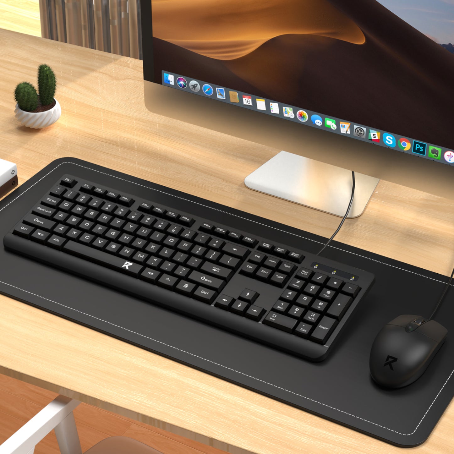Redragon BS-7543 Wired Keyboard and Mouse Combo – Black