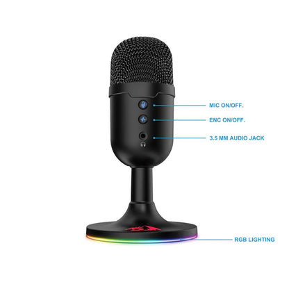 Redragon GM303 PULSAR Gaming Stream Microphone – Black