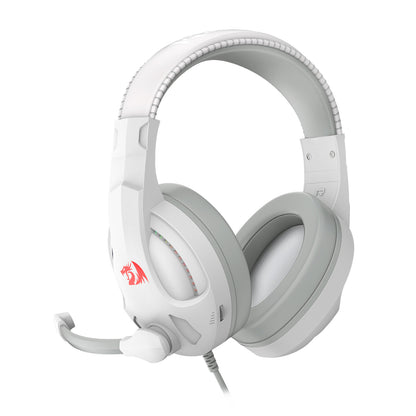 Redragon H211 CRONUS Surround Sound RGB Wired Gaming Headset – White