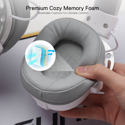 REDRAGON Over-Ear AURORA Gaming Headset – White