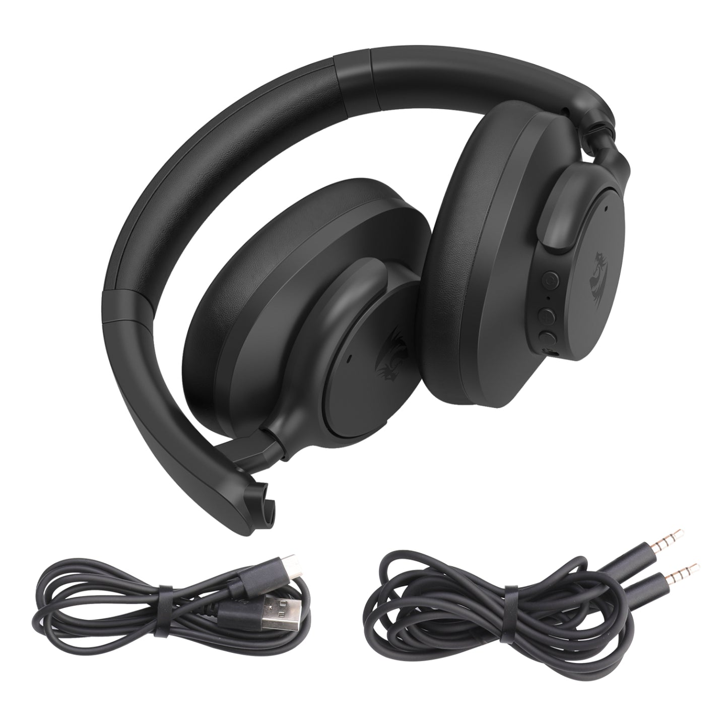 Redragon H610 VIBECORE ANC Bluetooth Wireless Over-ear Headphones – Black
