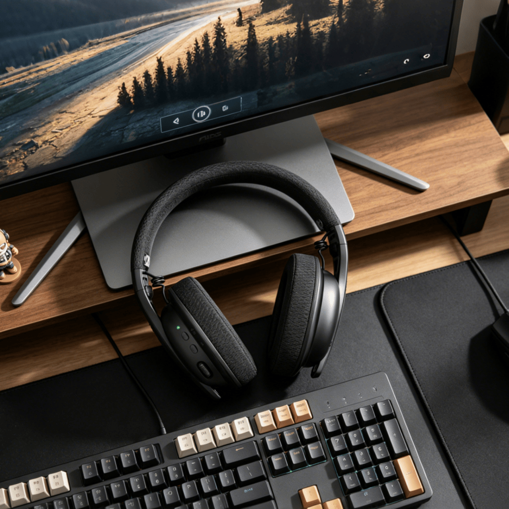 Redragon H819 QUAD AIR Wireless Gaming Headset – Black