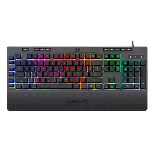Redragon K512 SHIVA Membrane Wired Gaming Keyboard - Black
