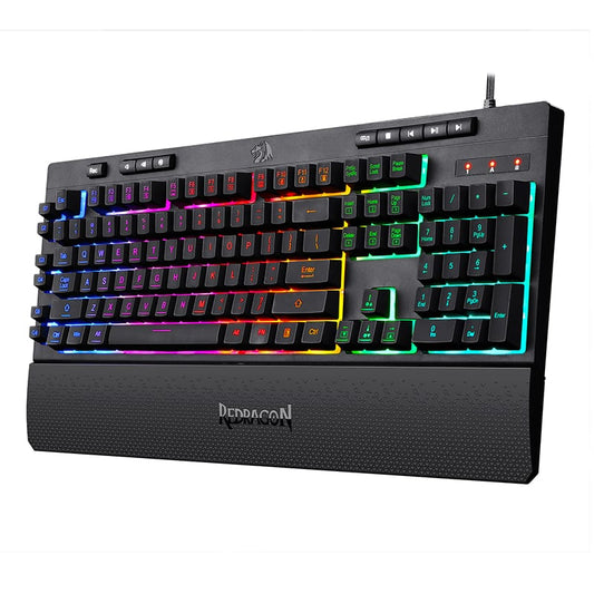 Redragon K512 SHIVA Membrane Wired Gaming Keyboard - Black