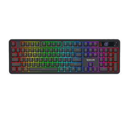 Redragon RM104 PRO VOLCANO RGB Wireless Membrane Gaming Keyboard – Black