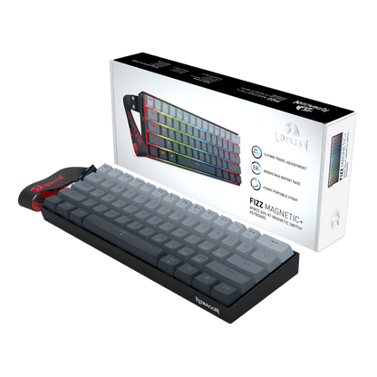 Redragon FIZZ Magnetic+ Wired 60% Gaming Keyboard