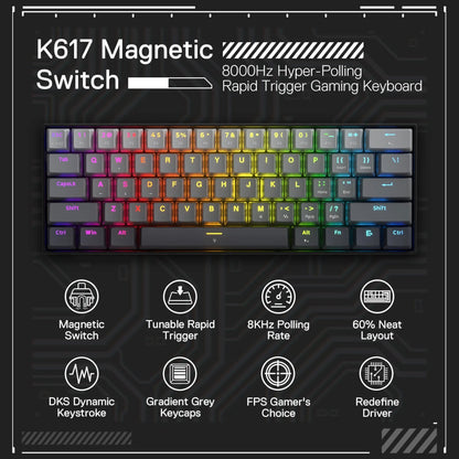 Redragon K617 FIZZ Wired RGB Gaming Keyboard