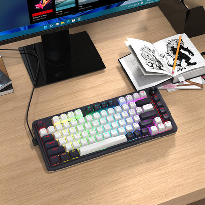 Redragon K673 UCAL 75% Magnetic Ultramag Switch Wired Keyboard – Black