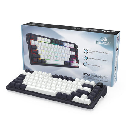 Redragon K673 UCAL 75% Magnetic Ultramag Switch Wired Keyboard – Black