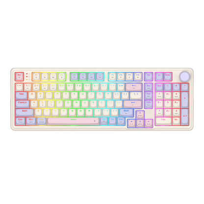 Redragon K768 EISA 100 RGB Wireless Gaming Keyboard – Lilac
