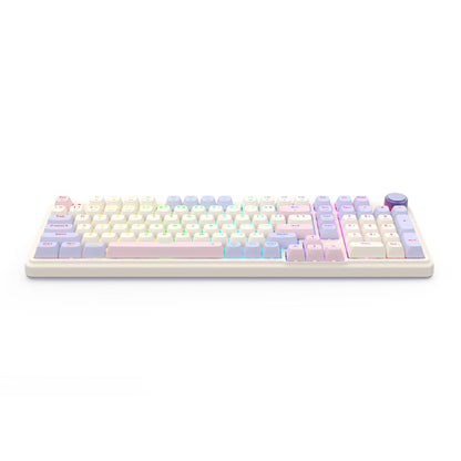 Redragon K768 EISA 100 RGB Wireless Gaming Keyboard – Lilac