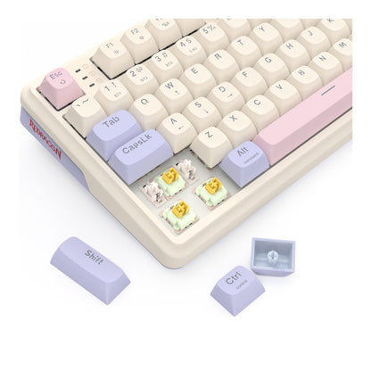Redragon K768 EISA 100 RGB Wireless Gaming Keyboard – Lilac