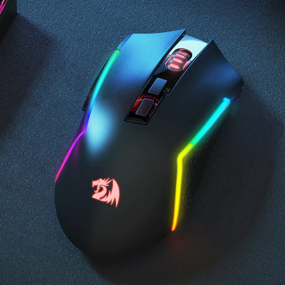 Redragon M693 TRIDENT PRO 8000DPI RGB Wireless Gaming Mouse