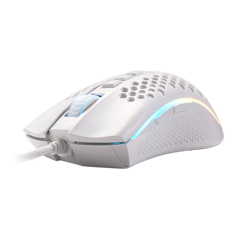 Redragon M808 STORM 6200DPI Wired Gaming Mouse - White