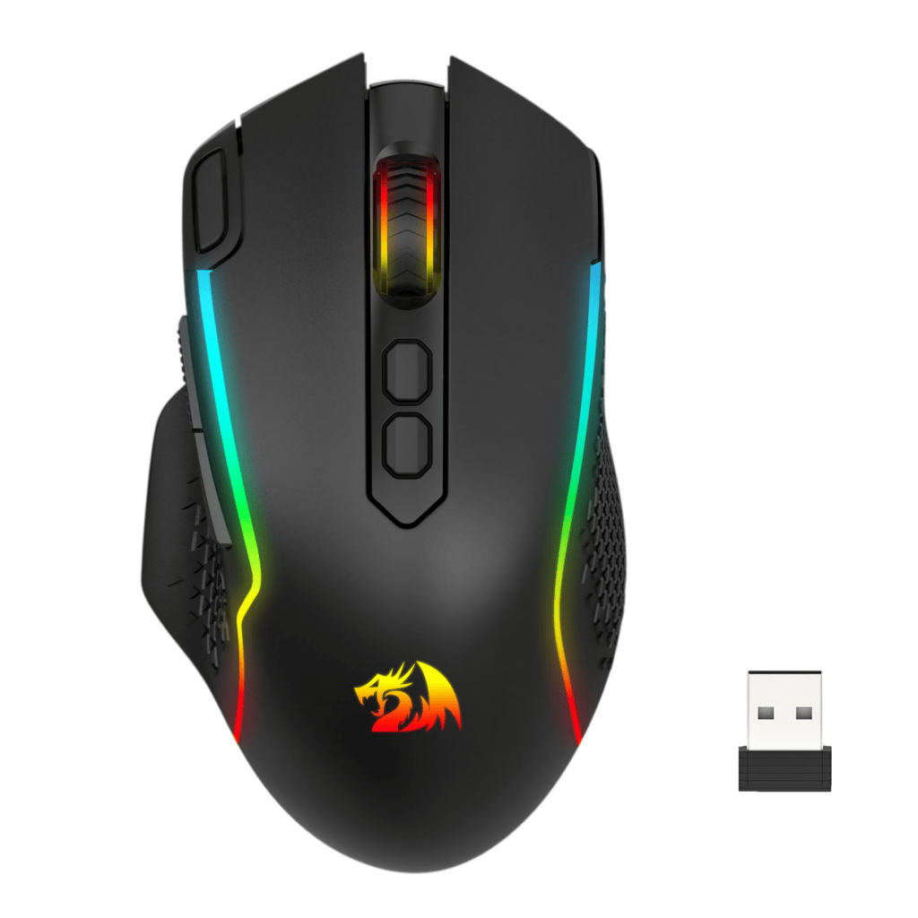 Redragon TAIPAN MAX 12000DPI Wireless Gaming Mouse – Black