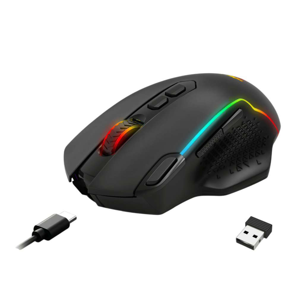 Redragon TAIPAN MAX 12000DPI Wireless Gaming Mouse – Black