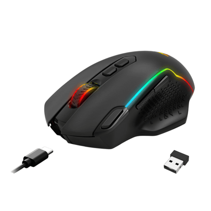 Redragon TAIPAN MAX 12000DPI Wireless Gaming Mouse – Black