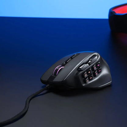 Redragon M811 AATROX MMO 6200DPI Wired Gaming Mouse