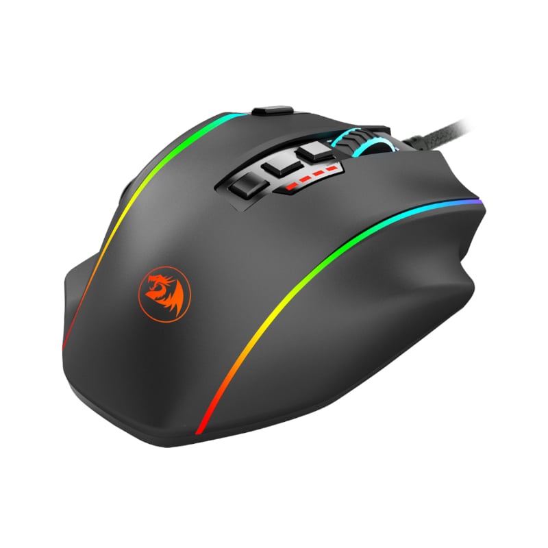 Redragon M901 PERDICTION 12400DPI MMO Wired Gaming Mouse
