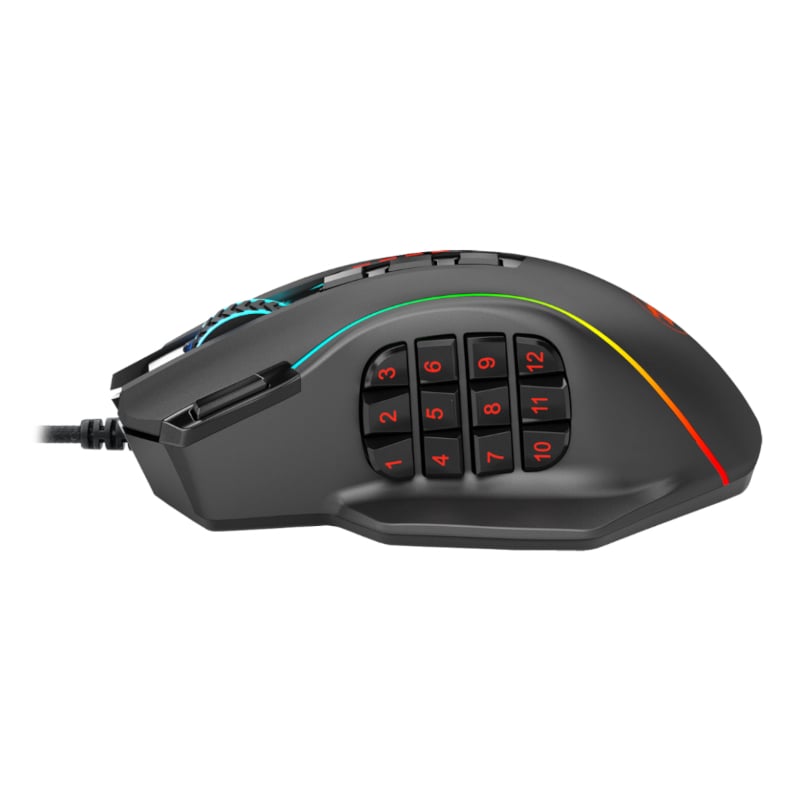 Redragon M901 PERDICTION 12400DPI MMO Wired Gaming Mouse