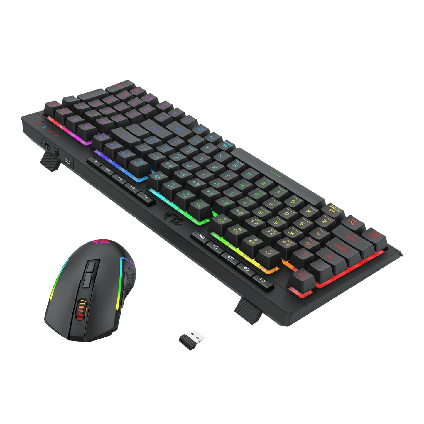 Redragon RYLO PRO S142 Tri-Mode RGB Gaming Keyboard & Mouse Combo