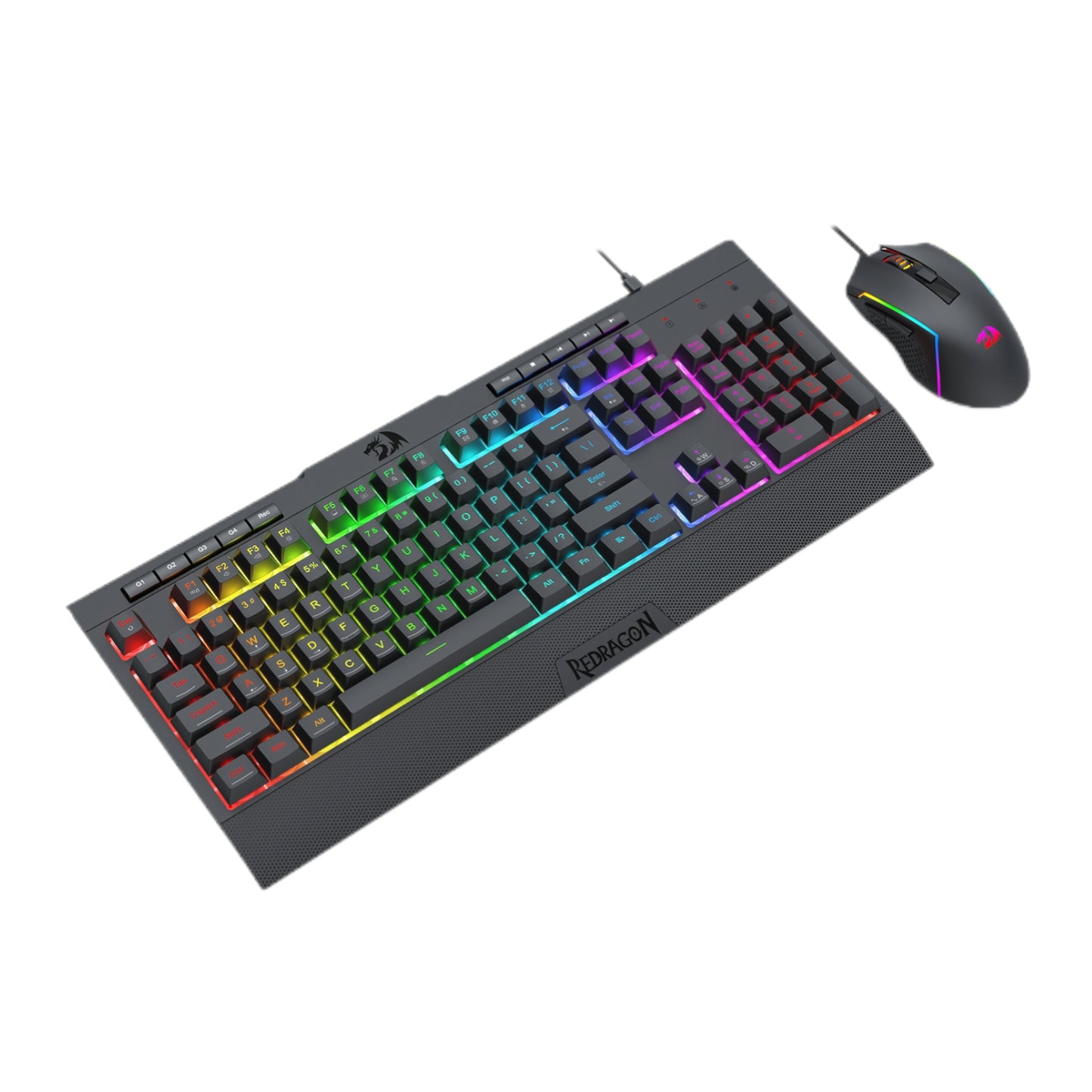 Redragon S151 Gaming Keyboard & Mouse Combo-Black