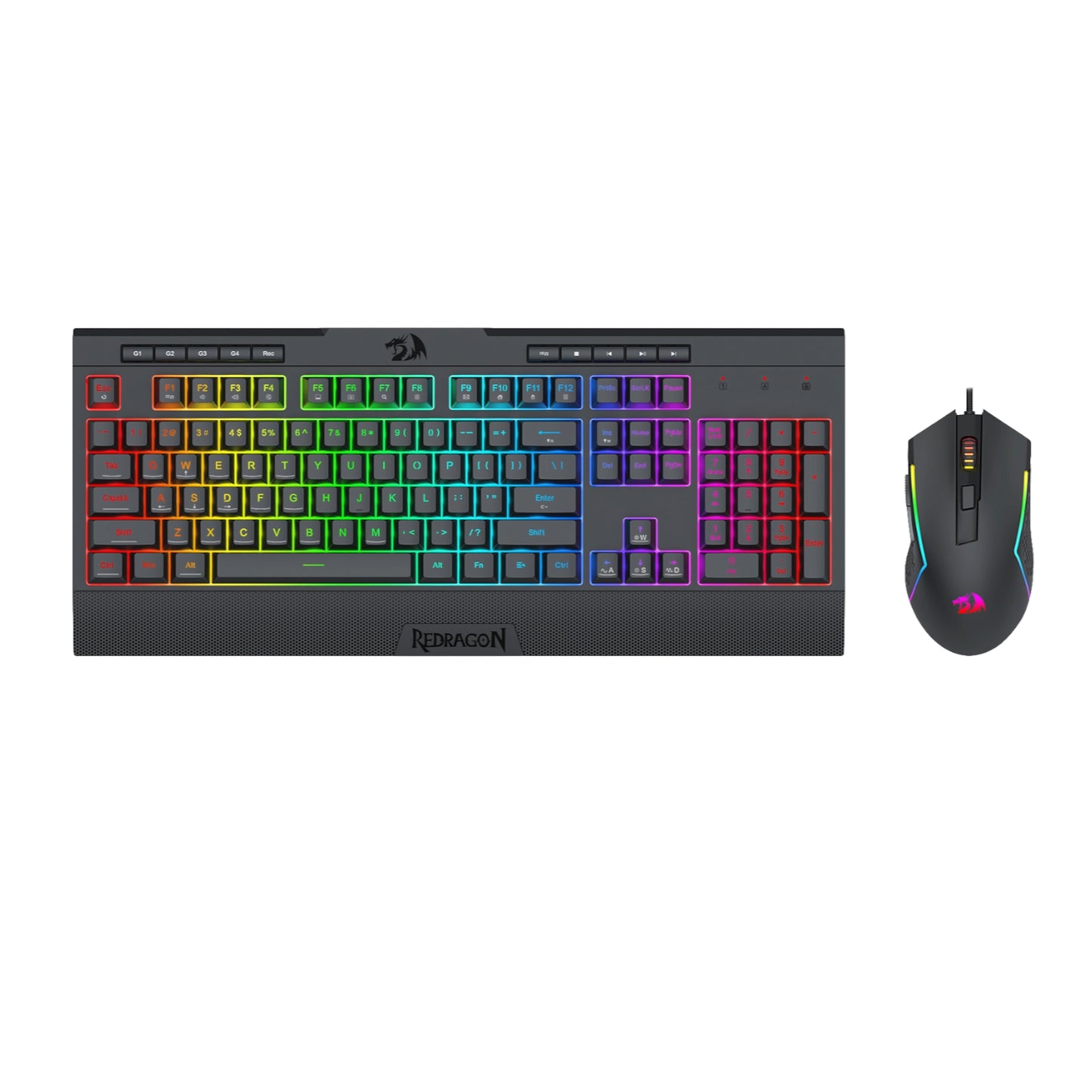 Redragon S151 Gaming Keyboard & Mouse Combo-Black