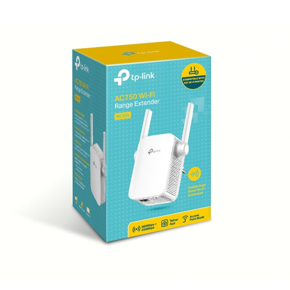 TP-Link AC750 Wi-Fi Range Extender - RE205