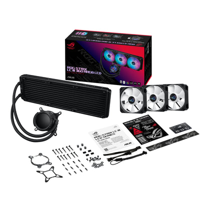 Asus ROG STRIX LC III 360 ARGB LCD All-in-one CPU Liquid Cooler – Black