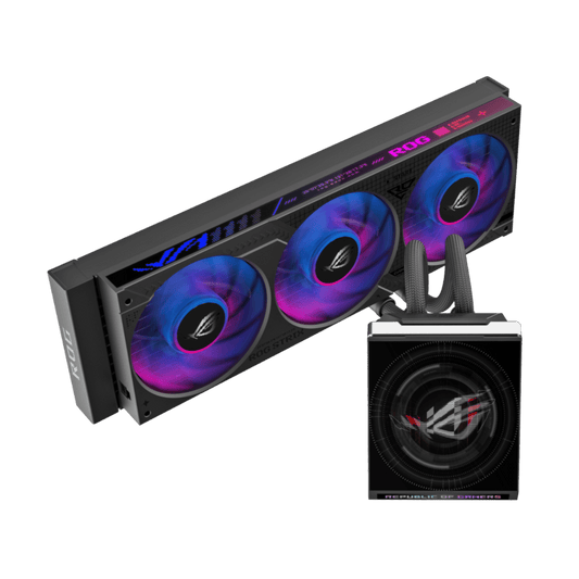 ASUS ROG Strix SLC IV 360 ARGB LCD Liquid CPU Cooler – Black
