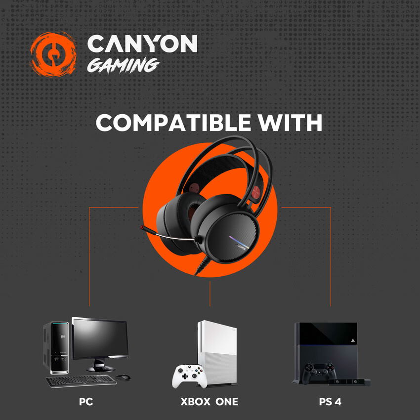 Canyon Gaming Headset Interceptor GH-8A - Black