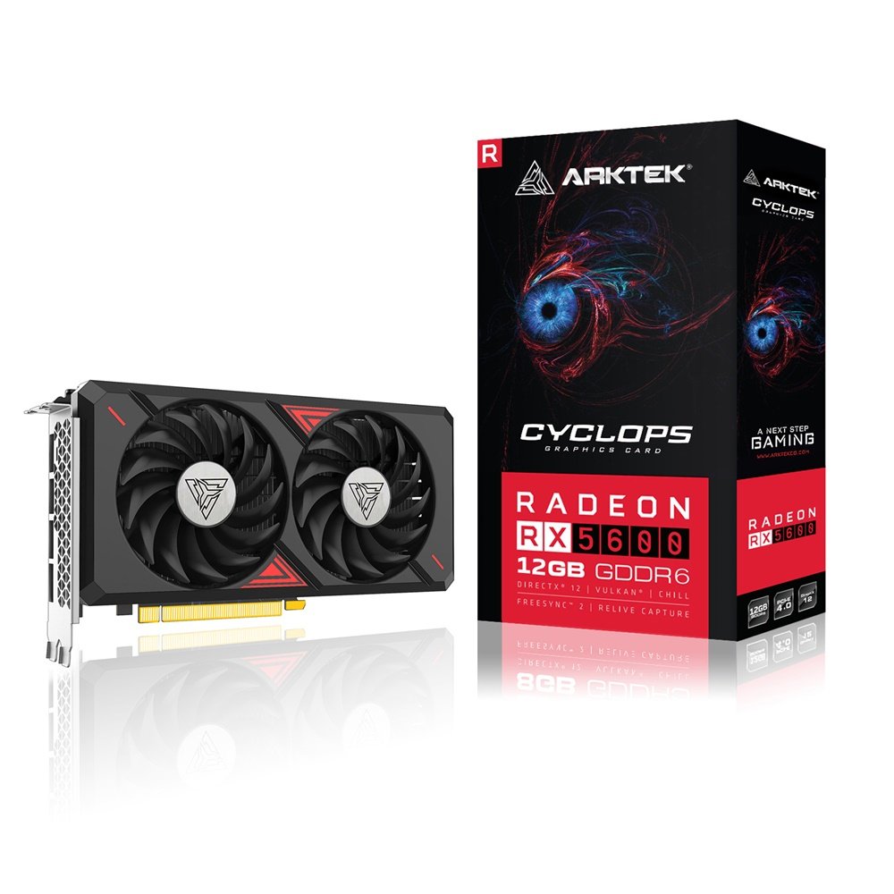 Arktek AMD Radeon RX5600 12GB GDDR6 192-bit Graphics Card