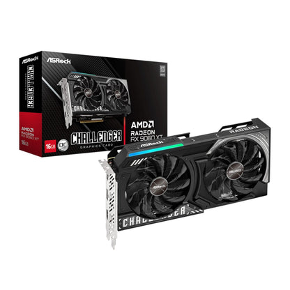 ASRock Radeon RX 9060 XT Challenger 16GB OC Graphics Card